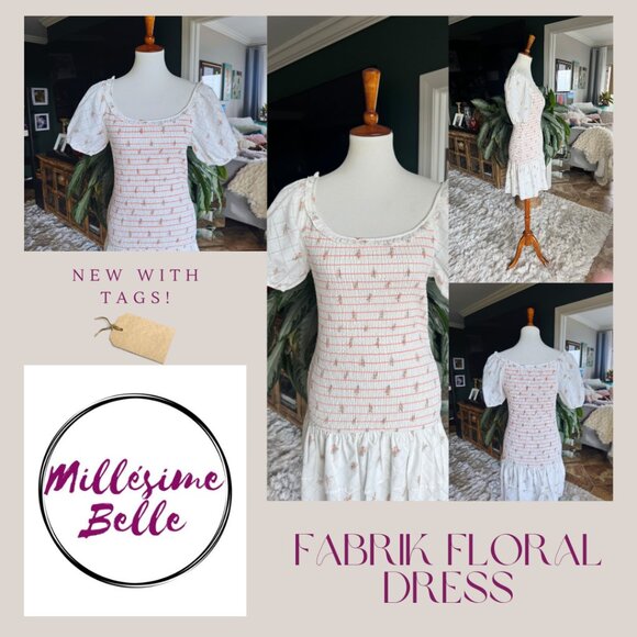 Fabrik Floral Smocked Dress - Picture 3 of 9